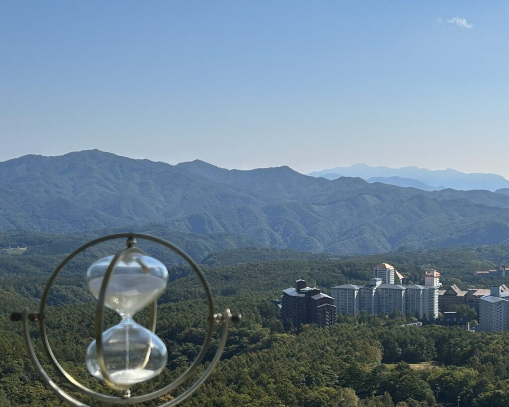 草津スキー場からの景色